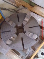 Planscheibe-4-Backenfutter-Drehmaschinenzubehoer DLZ 500 gebraucht kaufen Planscheibe-4-Backenfutter-Drehmaschinenzubehoer DLZ 500