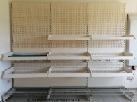 3 Gondelregale, Steckregale, Verkaufsregale 1 x einseitig, 2 x 2-seitig gebraucht kaufen 3 Gondelregale, Steckregale, Verkaufsregale 1 x einseitig, 2 x 2-seitig