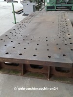Richtplatte, Schweißtisch, Lochplatte 4500 x 1800 x 100 mm gebraucht kaufen Richtplatte, Schweißtisch, Lochplatte 4500 x 1800 x 100 mm