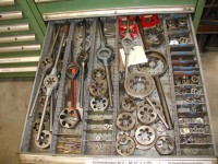 Schneideisen für Aussengewinde verschiedene Grössen