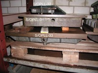 Tuschierplatte Anreißplatte 760 x 760 x 130-40 mm
